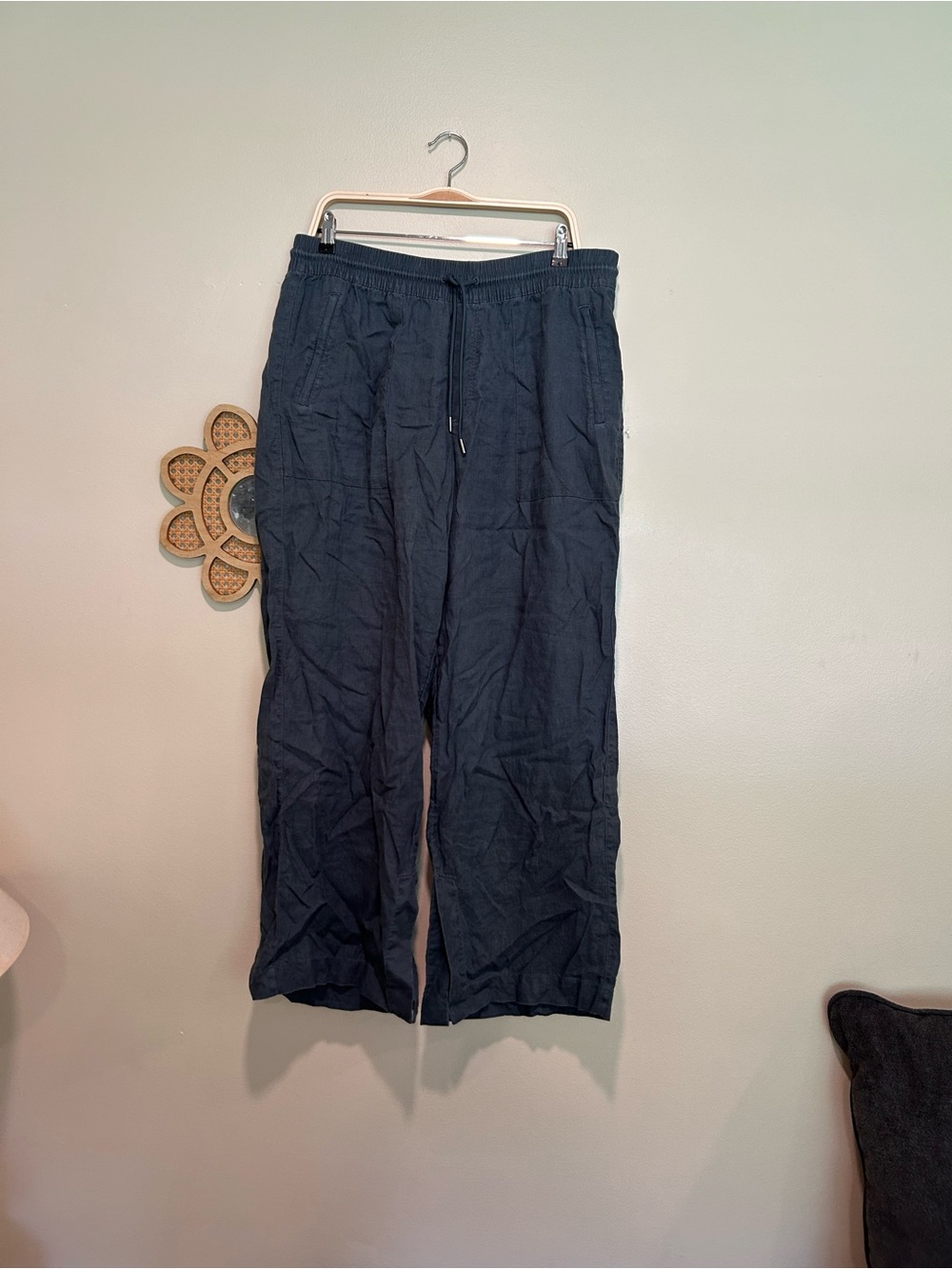 Athleta linen pants size large